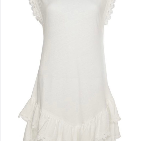 DEREK LAM 10 CROSBY
🧩Jay Ruffle Hem T-Shirt Dress Soft - White, M - Picture 9 of 11